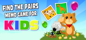 Find The Pairs Memo Game for Kids banner