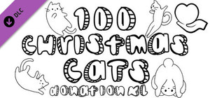 100 Christmas Cats - Donation XL banner