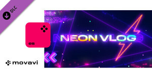Movavi Video Editor 2024 - Neon Vlog Pack banner