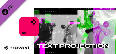 Movavi Video Editor 2024 - Text Projection Overlay Pack