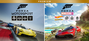 Forza Motorsport and Forza Horizon 5 Premium Editions Bundle banner