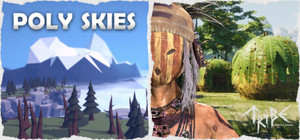 Poly Skies and Tribe banner