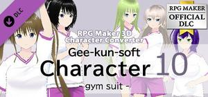 RPG Maker 3D Character Converter - Gee-kun-soft character 10 gym suit banner