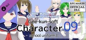 RPG Maker 3D Character Converter - Gee-kun-soft character 09 school uniform 3 banner
