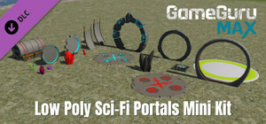 GameGuru MAX Low Poly Mini Kit - Sci-Fi Portals banner