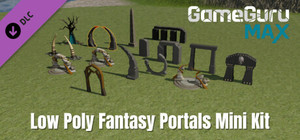GameGuru MAX Low Poly Mini Kit - Fantasy Portals banner