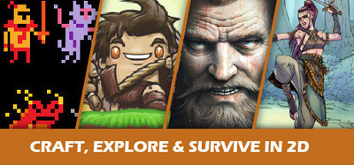 Craft, Explore & Survive in 2D