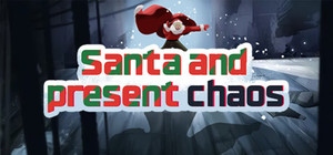Santa and present chaos banner