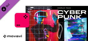 Movavi Video Suite 2024 - Cyberpunk Overlay Pack banner