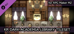 RPG Maker MZ - KR Dark Academia Library Tileset banner