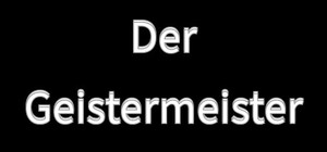 Der Geistermeister banner