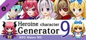 RPG Maker MZ - Heroine Character Generator 9 for MZ banner
