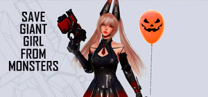 Save Giant Girl from monsters banner