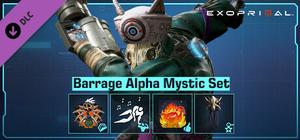 Exoprimal - Barrage Alpha Mystic Set banner