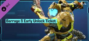 Exoprimal - Barrage β Early Unlock Ticket banner