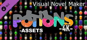 Visual Novel Maker - Potions Asset Pack 4K banner