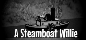A Steamboat Willie banner