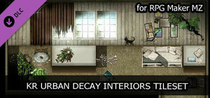 RPG Maker MZ - KR Urban Decay Interior Tileset banner