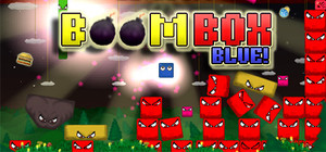 Boom Box Blue banner