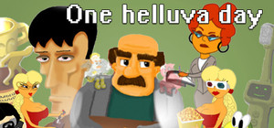 One helluva day banner