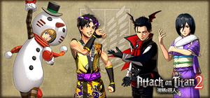 Attack on Titan 2 Additional Costumes 16 Piece Set banner