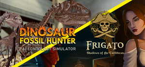 Dinosaur Hunter and Pirates on Frigato banner