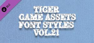 TIGER GAME ASSETS FONT STYLES VOL.21 banner