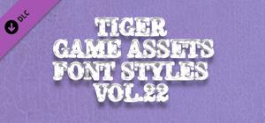 TIGER GAME ASSETS FONT STYLES VOL.22 banner