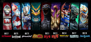 GigaBash + Godzilla DLC + Ultraman banner