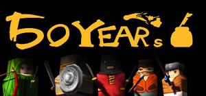 50 Years banner