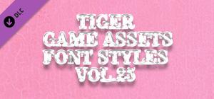 TIGER GAME ASSETS FONT STYLES VOL.25 banner