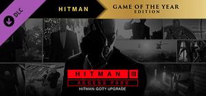 HITMAN 3 Access Pass: HITMAN 1 GOTY Upgrade banner
