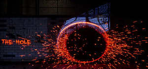 The Hole banner
