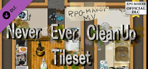 RPG Maker MZ - Never Ever Clean Up Tileset banner