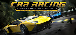 Car Racing Highway Driving Simulator, real parking driver sim speed traffic deluxe 2023 banner