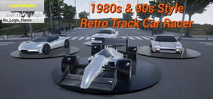 1980s & 90s Style - Retro Track Car Racer banner
