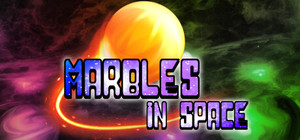 Marbles in space banner