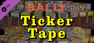 Bingo Pinball Gameroom - Bally Ticker Tape banner