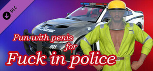 Fun with penis for Fuck in police banner