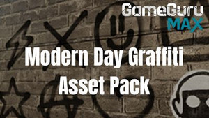 GameGuru MAX Modern Day Asset Pack- Graffiti banner