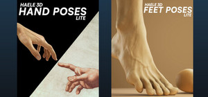 HAELE 3D - Hand & Feet Poser - Lite - Anatomy Drawing Reference Poses banner