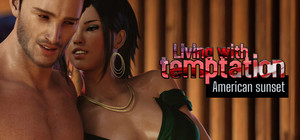 Living with temptation: American sunset banner