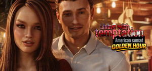 Living with temptation: American sunset banner