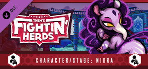 Them's Fightin' Herds - Character/Stage: Nidra banner