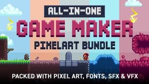 All-In-One Game Maker Pixelart Bundle banner