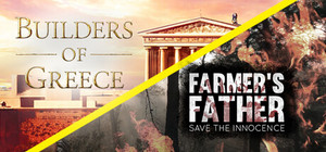 Builders of Greece and Farmer's Father banner