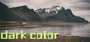 dark color banner
