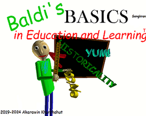 Baldi's Basics Songkran In Education And Learning banner