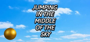 Jumping in the middle of the sky banner