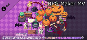 RPG Maker MV - Plue's Cute Fantasy Worlds - Magic Days & Scary Nights banner